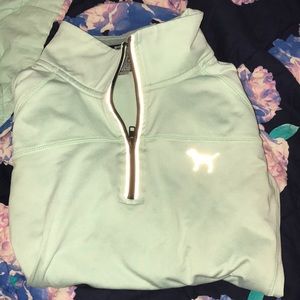 Mint Green Athletic PINK 3/4 zip